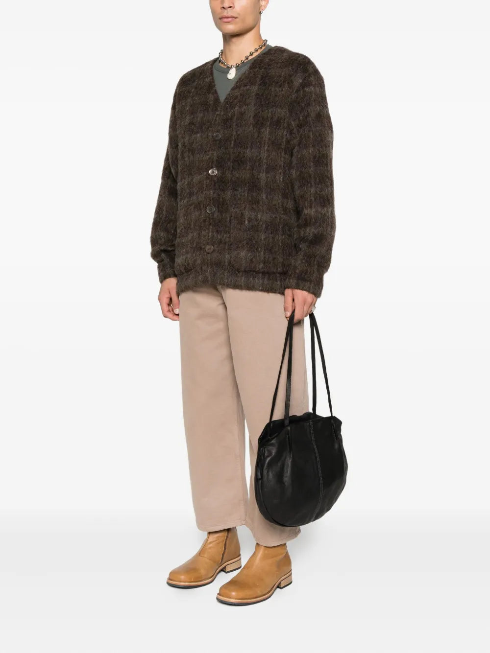 Sommet Leather Shoulder Bag