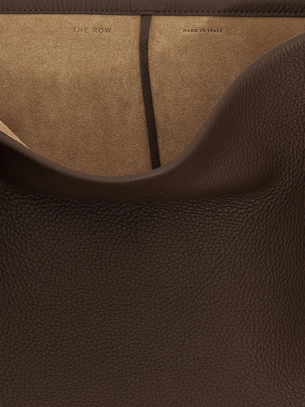 The Row Ns Park Grain Leather Shoulder Bag