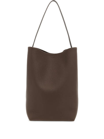 The Row Ns Park Grain Leather Shoulder Bag
