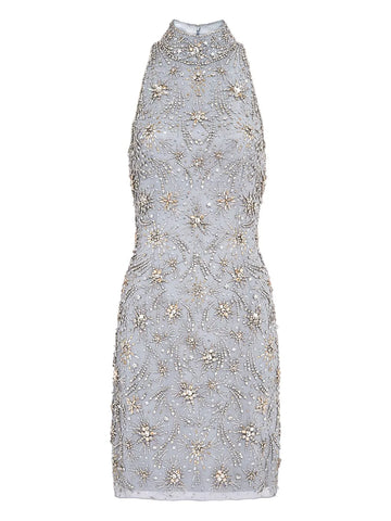 Jenny Packham Starry Night Embellished Mini Dress