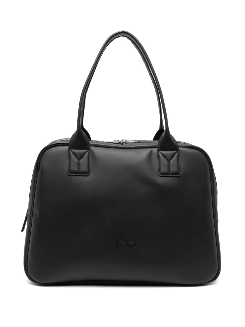 Y 3 Medium Debossed Logo Shoulder Bag