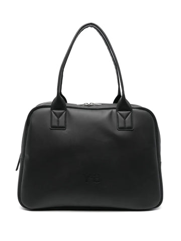 Y 3 Medium Debossed Logo Shoulder Bag