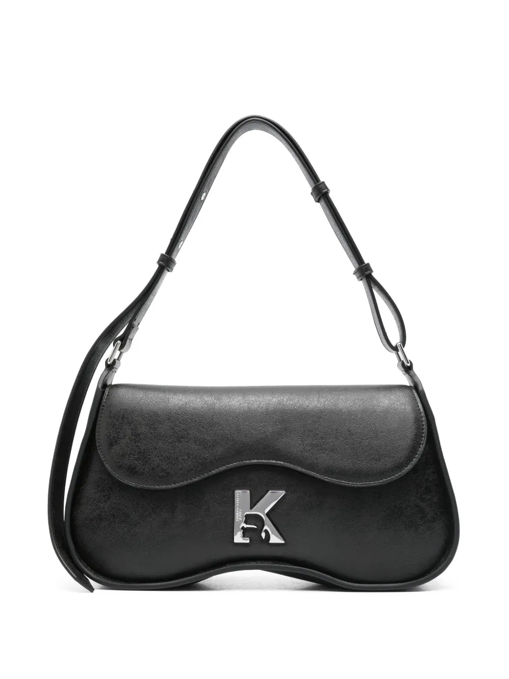 Karl Lagerfeld K Logo Curved Shoulder Bag