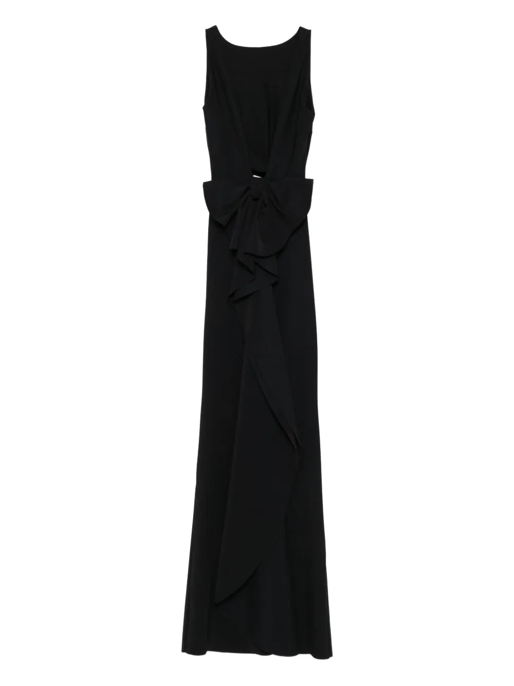 Chiara Boni La Petite Robe Bow Detail Draped Maxi Dress