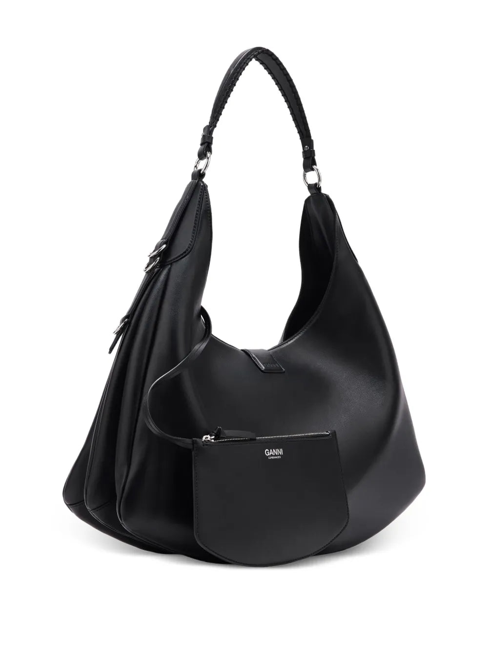 Ganni Hardware Detail Shoulder Bag