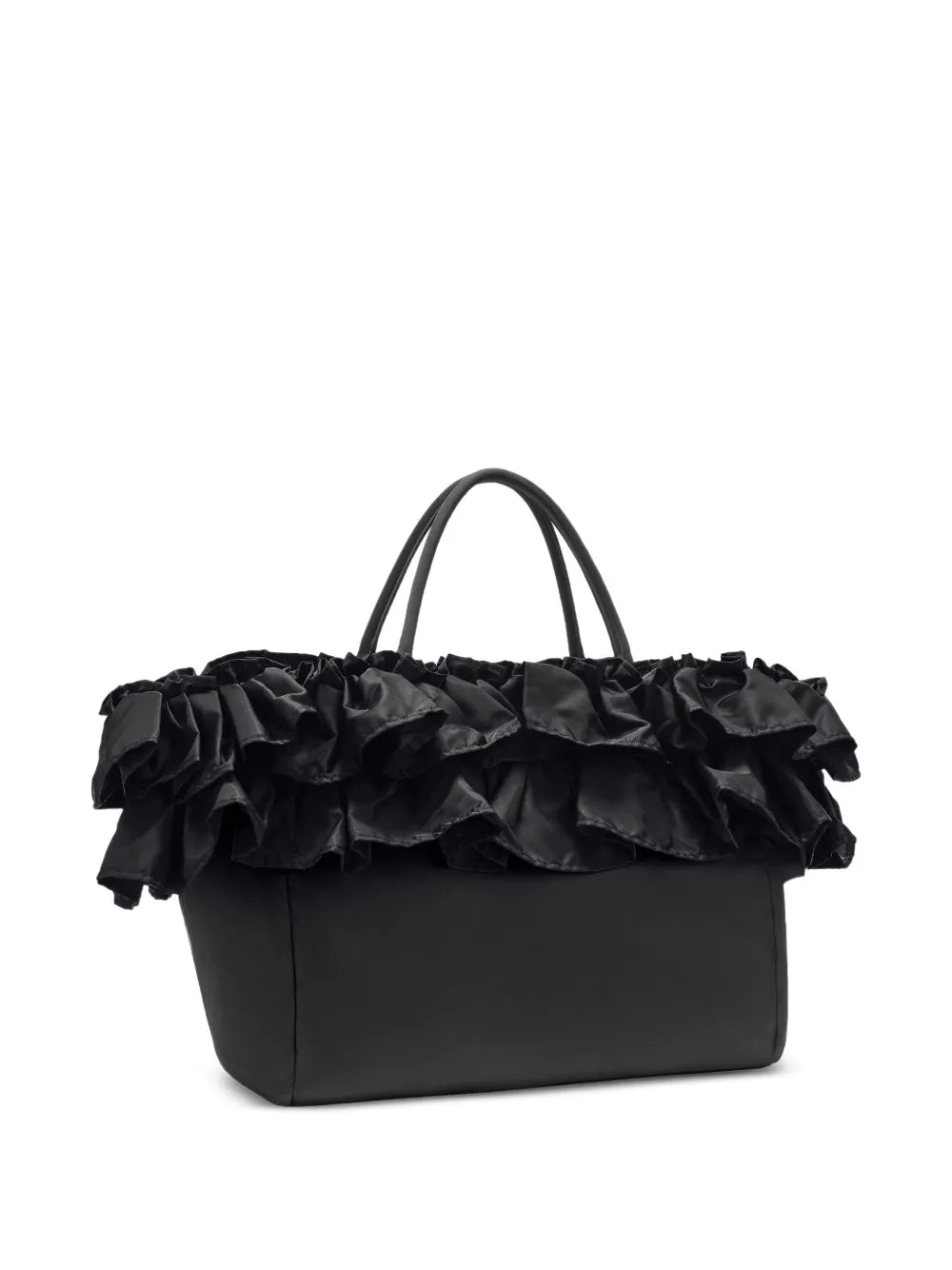 Ganni Ruffled Detail Shoulder Bag