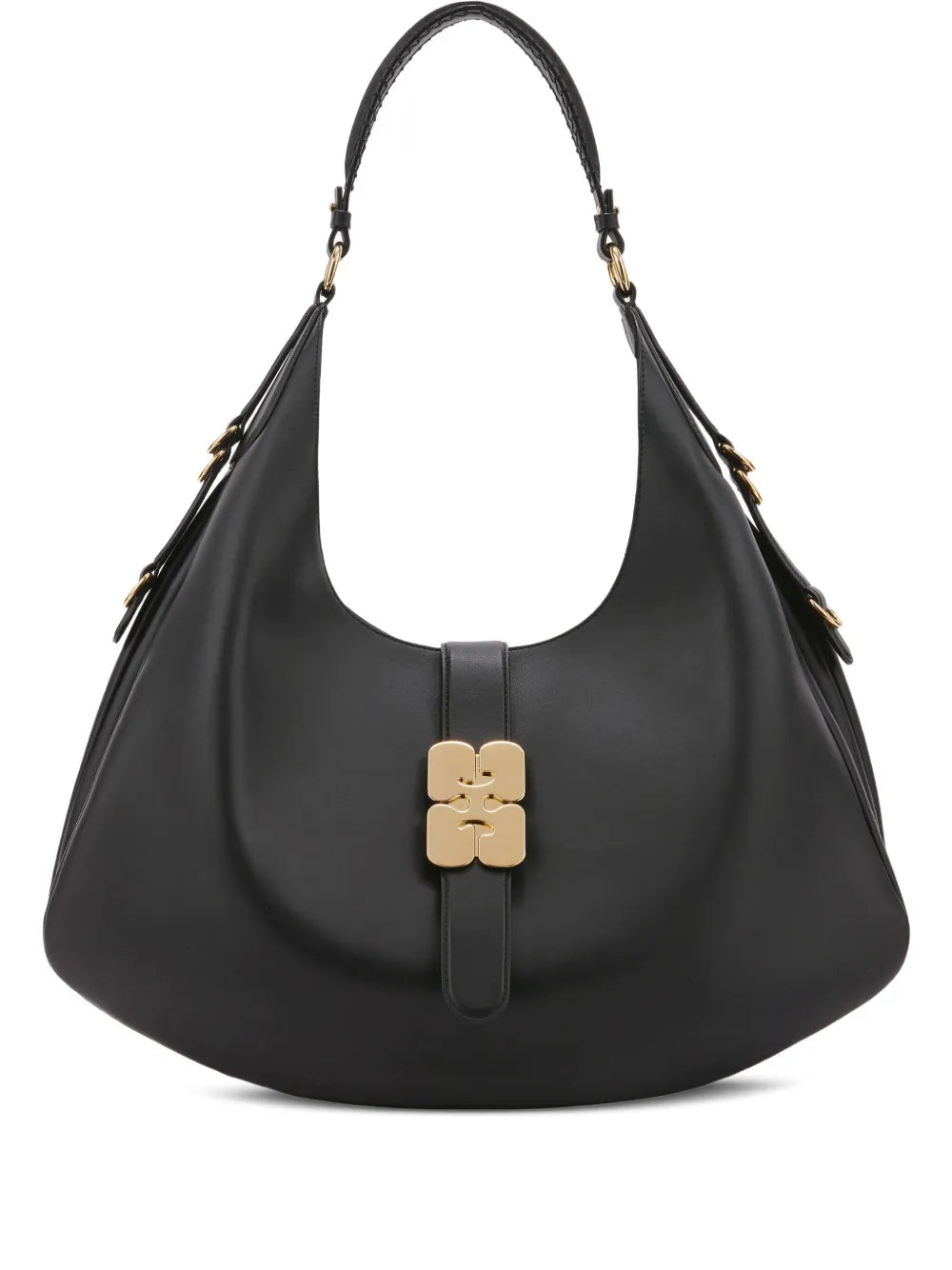 Ganni Detailed Hardware Shoulder Bag