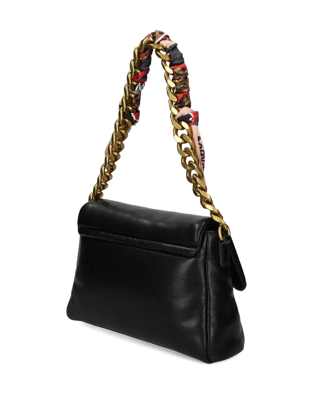 Just Cavalli Padded Chain Strap Shoulder Bag