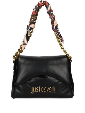 Just Cavalli Padded Chain Strap Shoulder Bag