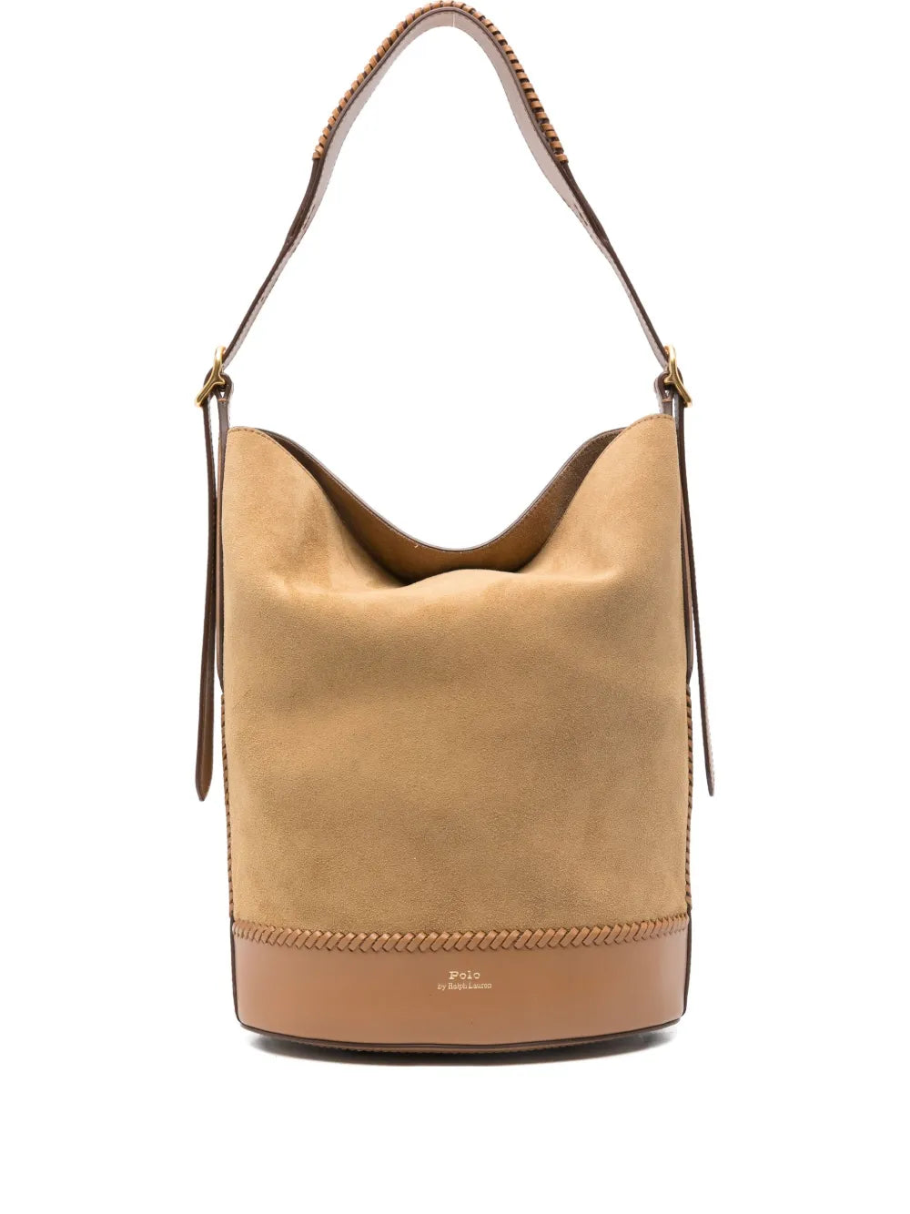 Polo Ralph Lauren Medium Secchiello Braided Handle Bucket Bag