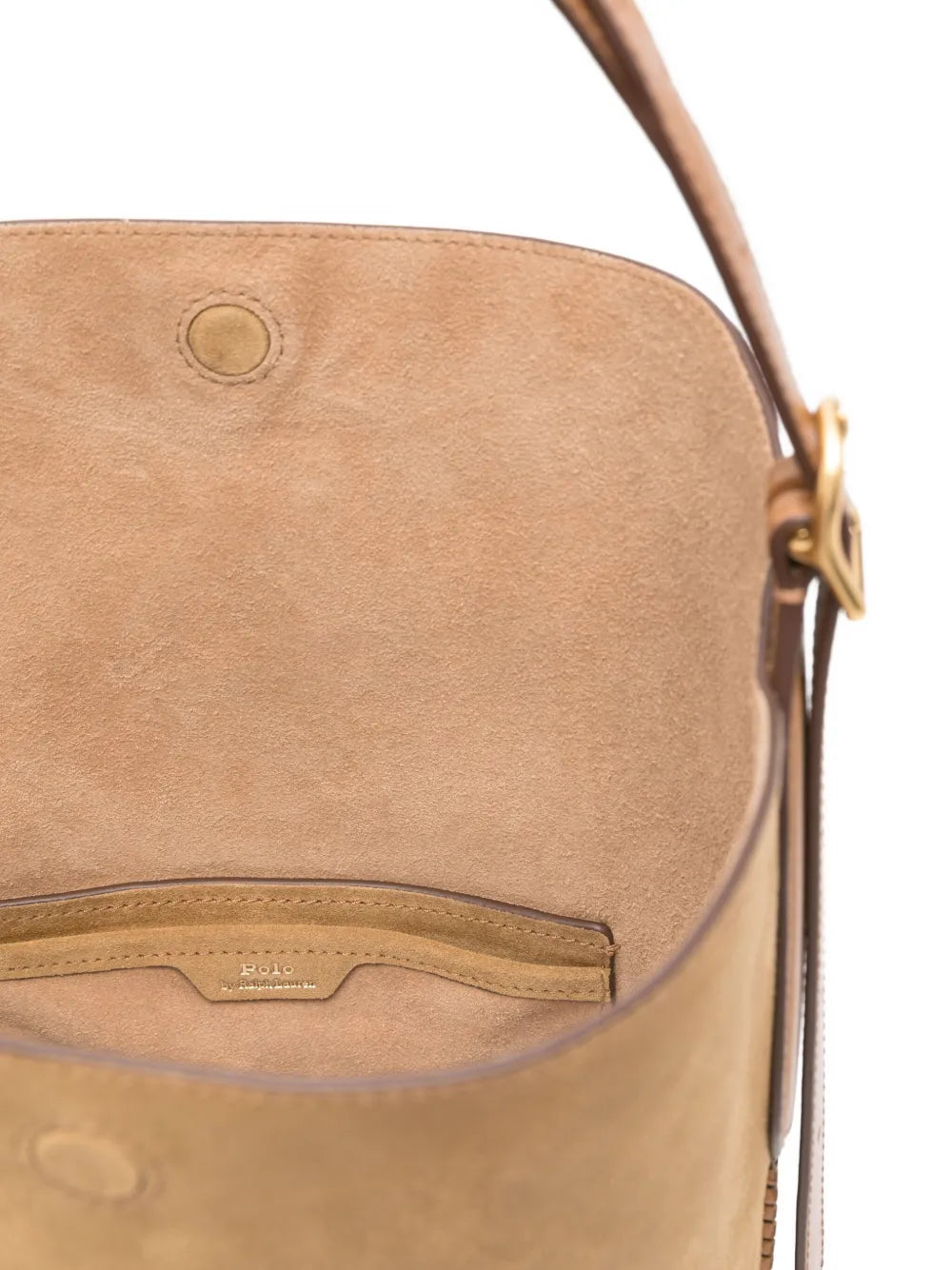 Polo Ralph Lauren Medium Secchiello Braided Handle Bucket Bag