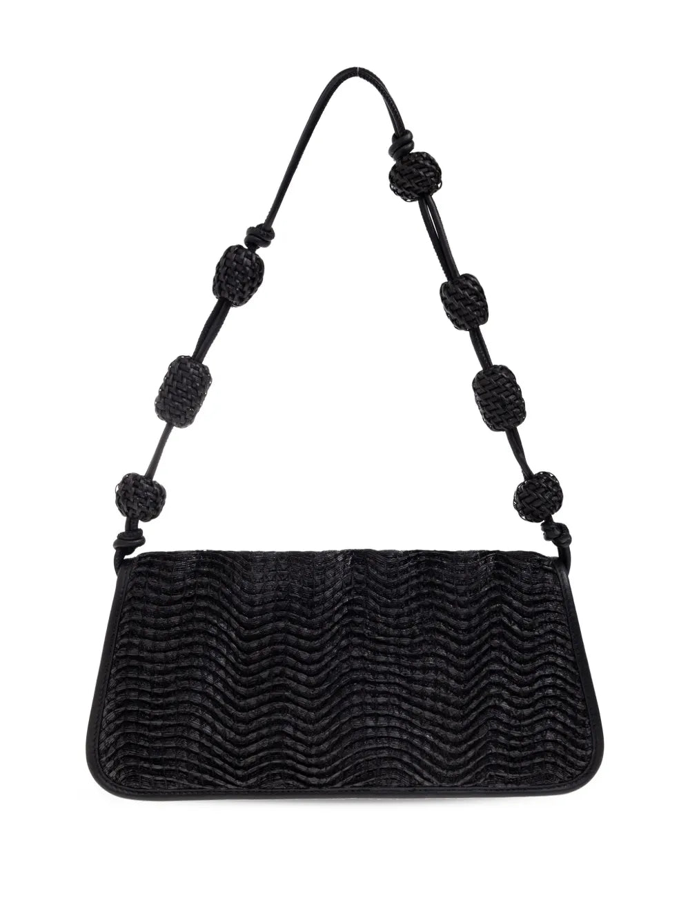Cult Gaia Small Sunniva Raffia Shoulder Bag