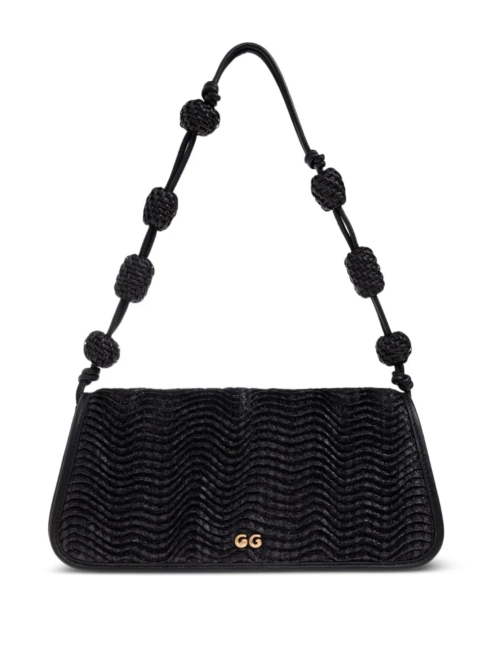 Cult Gaia Small Sunniva Raffia Shoulder Bag