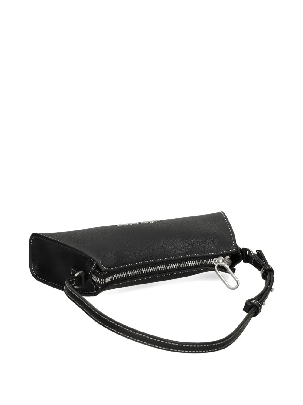 Karl Lagerfeld Jeans Zip Detail Curved Shoulder Bag