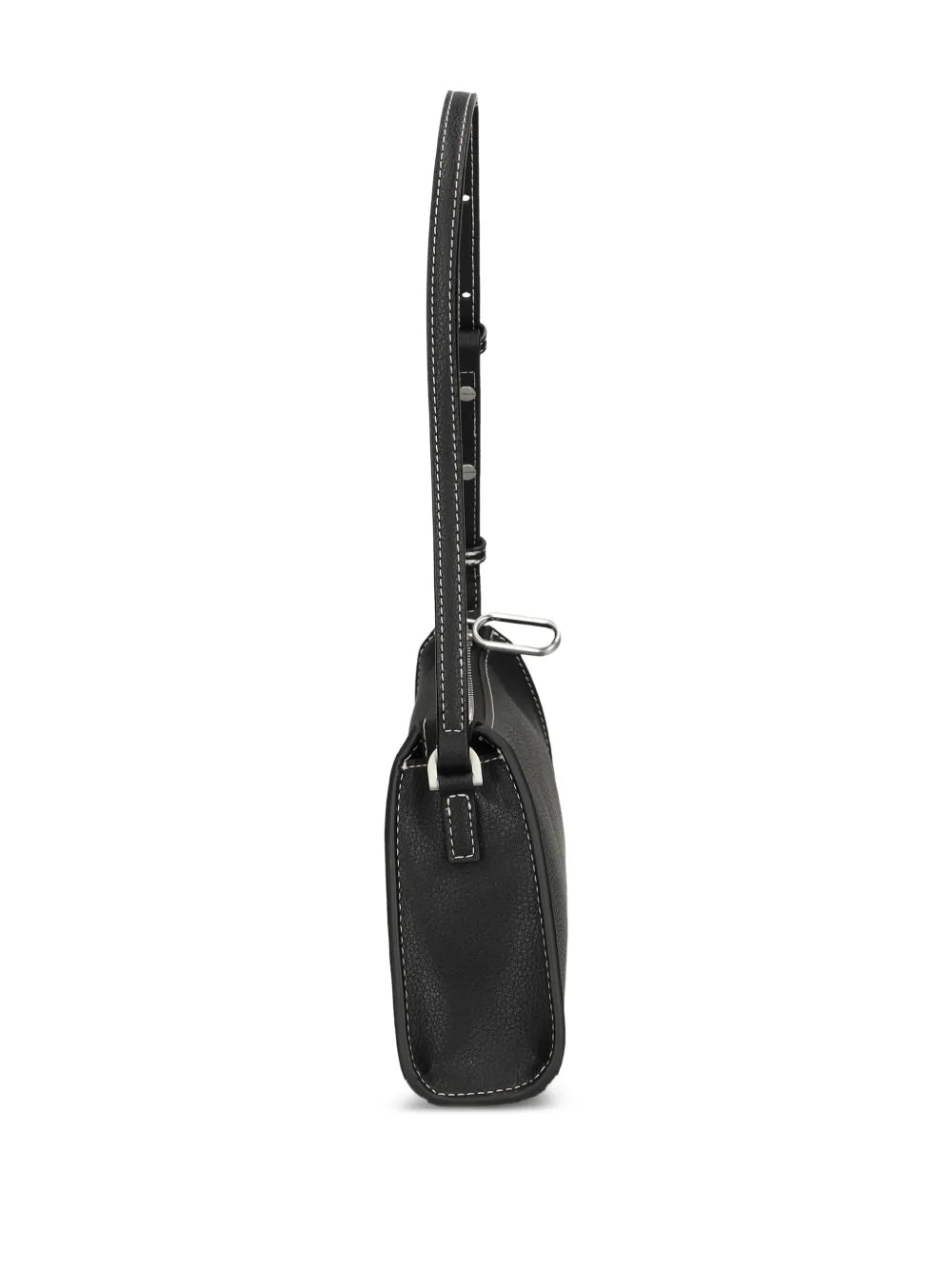 Karl Lagerfeld Jeans Zip Detail Curved Shoulder Bag