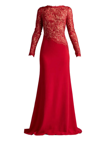 Tadashi Shoji Lace Insert Dress