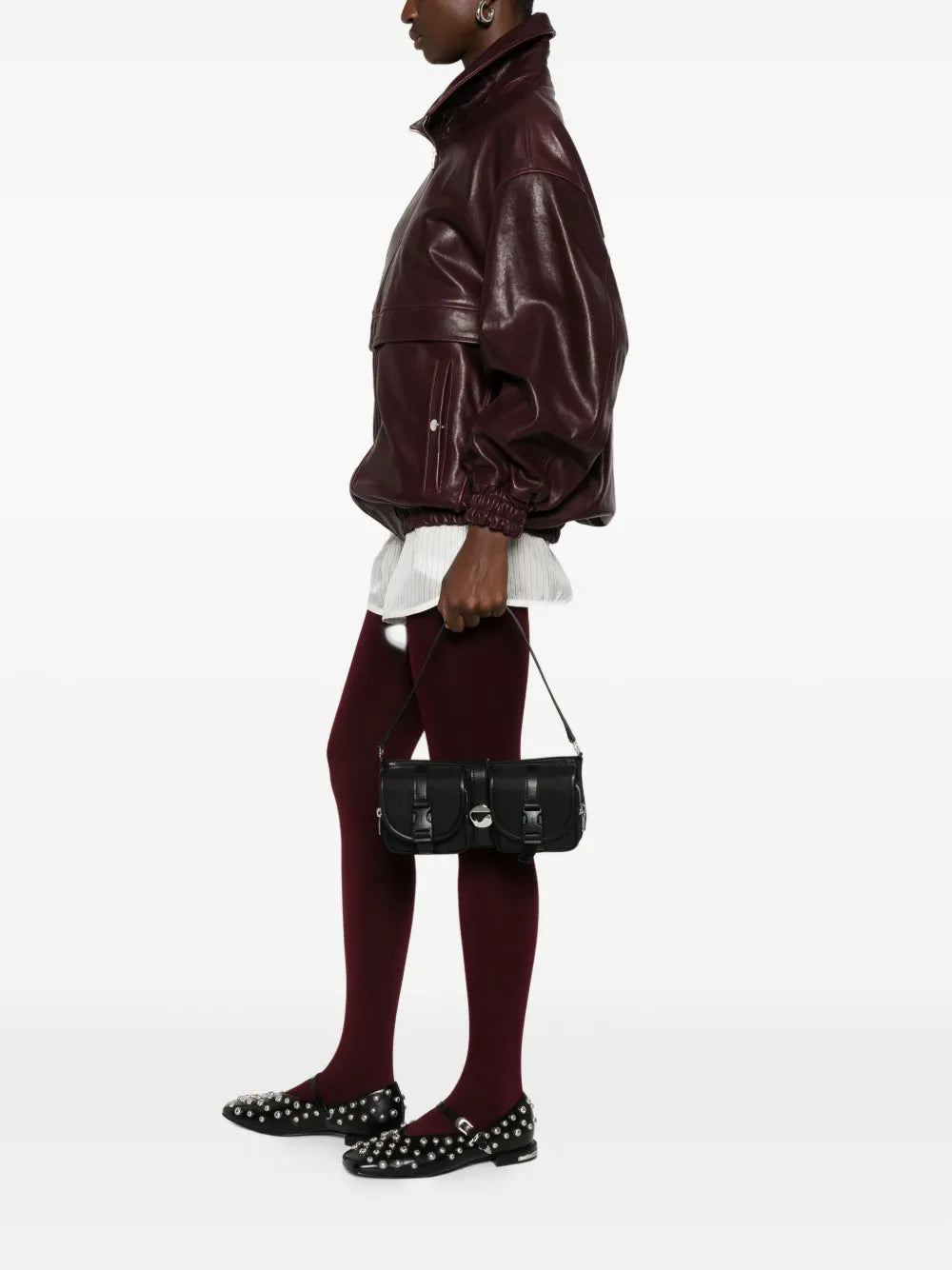 Coperni Cargo Logo Buckle Shoulder Bag