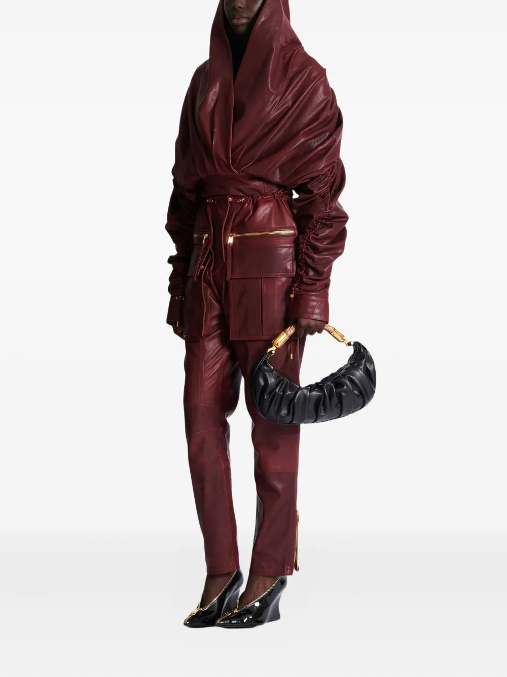 Balmain Medium Ebene Shoulder Bag