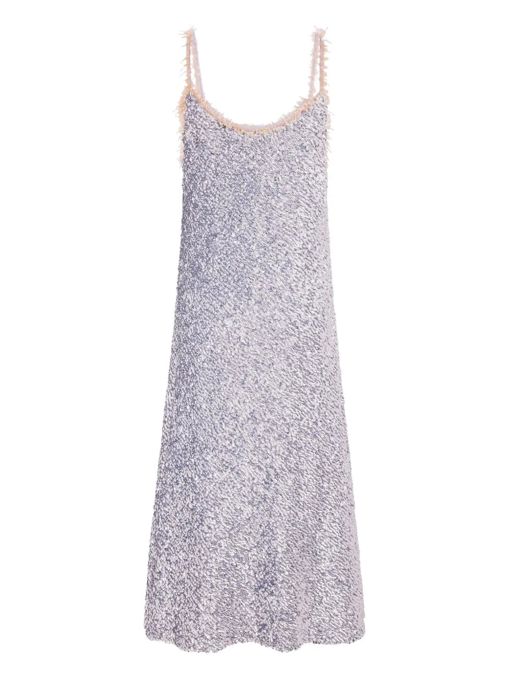 Rabanne Sequin Embellished Slip Midi Dress