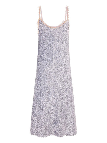 Rabanne Sequin Embellished Slip Midi Dress