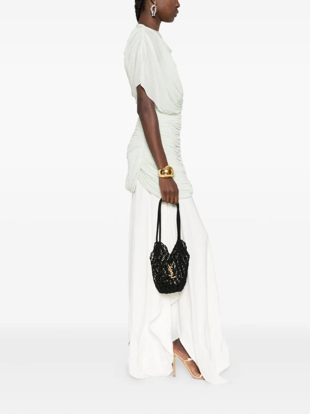 Saint Laurent Knotted Tote Bag