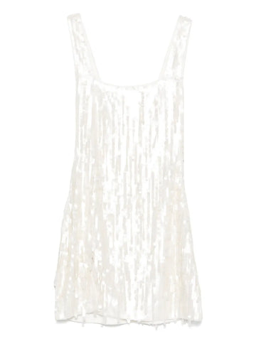 Staud Le Sable Sequin Embellished Mini Dress