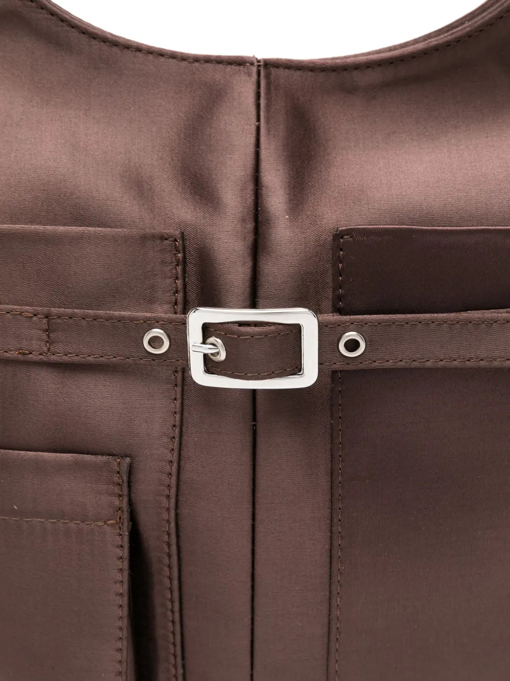 Gimaguas Blanca Satin Shoulder Bag