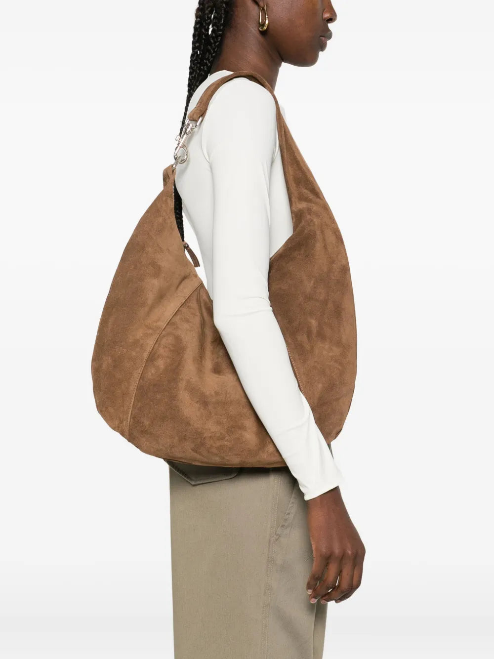 Gimaguas Paula Suede Shoulder Bag