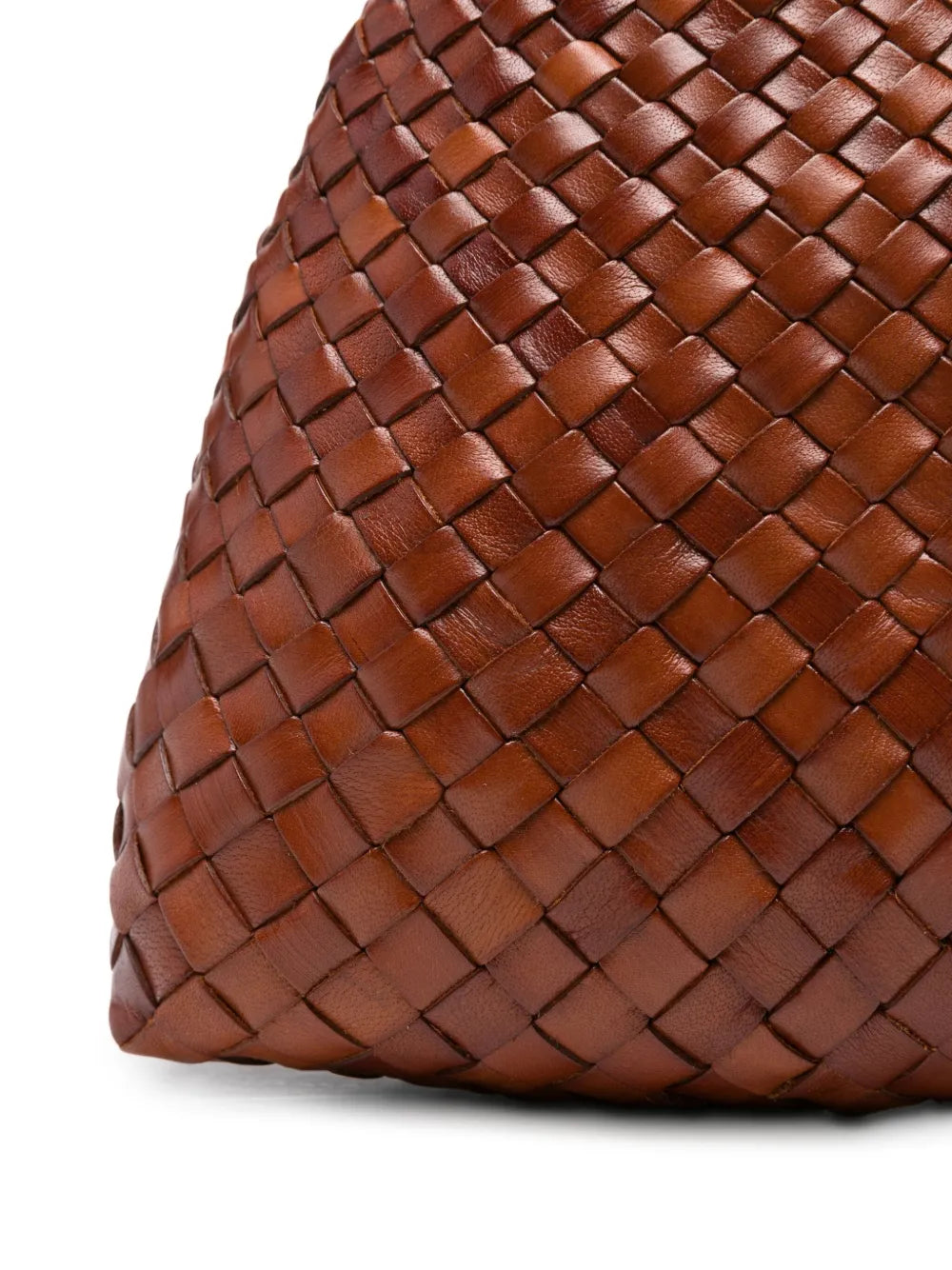 Dragon Diffusion Woven Leather Shoulder Bag