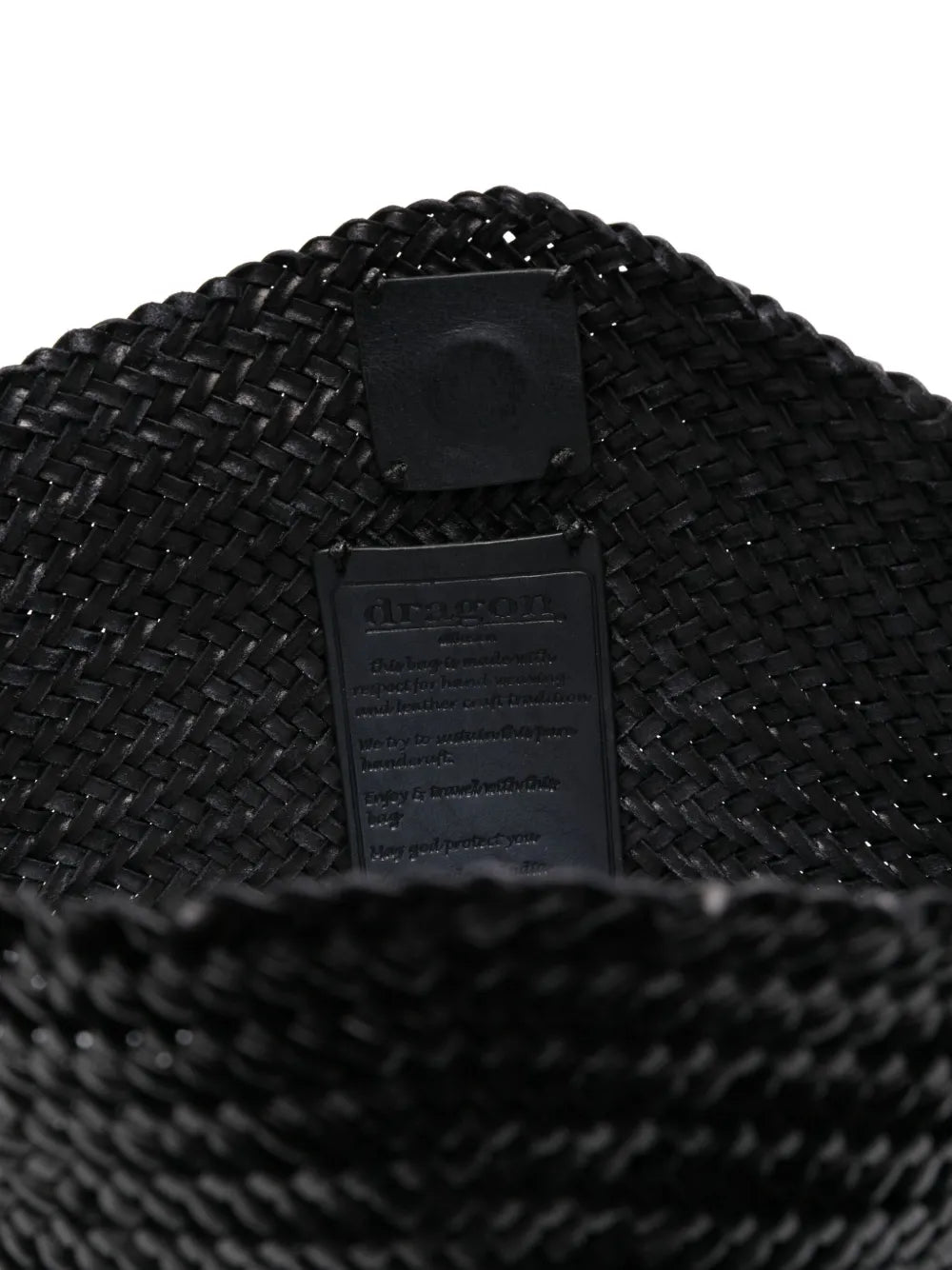 Dragon Diffusion Santa Marta Woven Leather Shoulder Bag