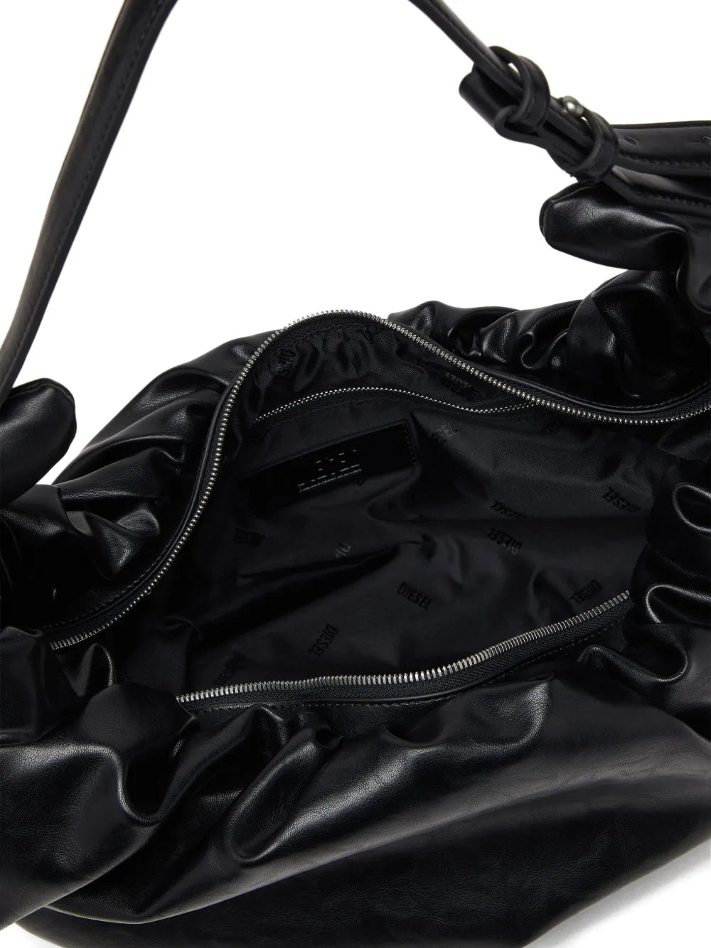 Diesel Large Grab D Scrunched Shoulder Bag