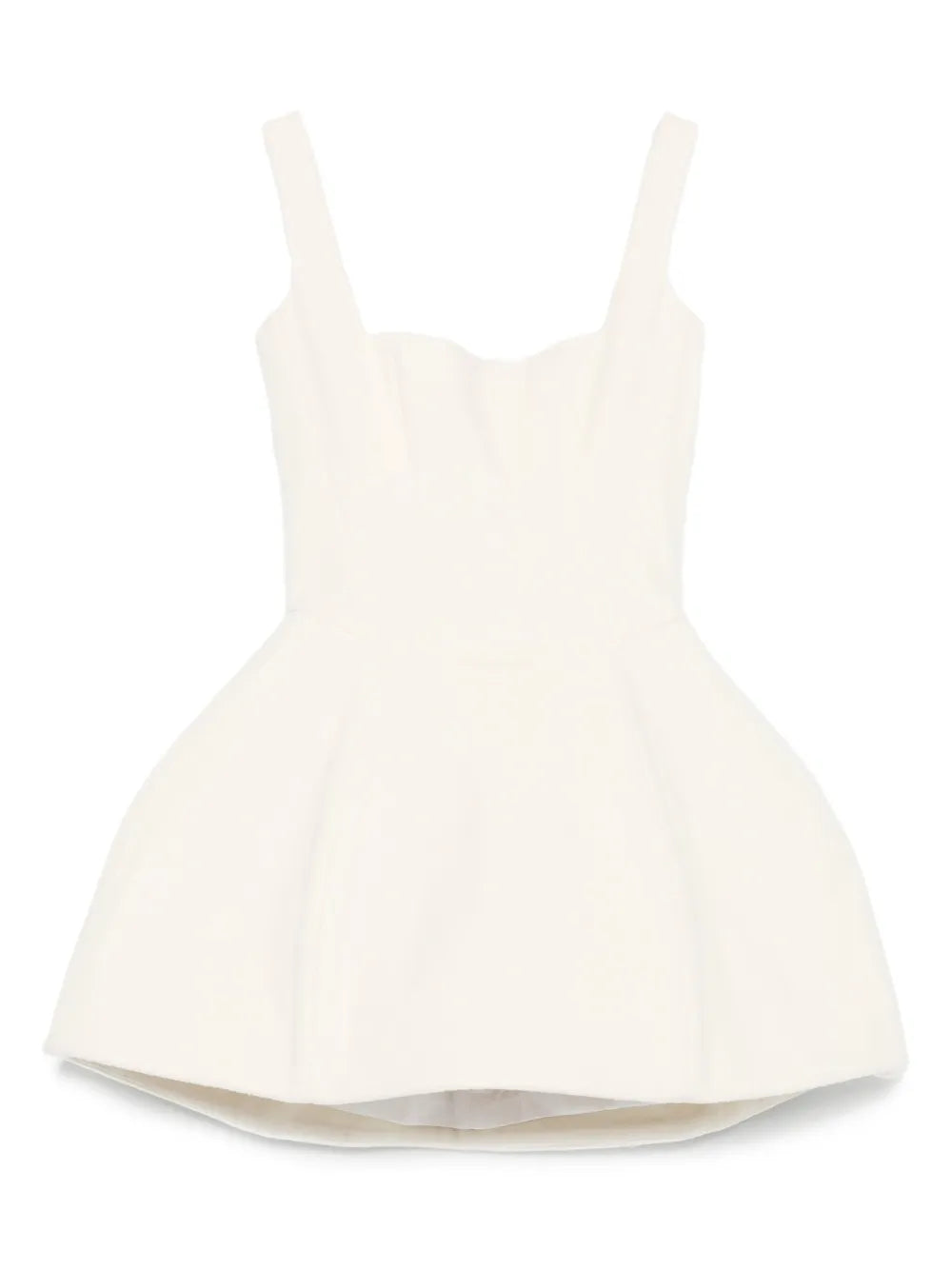 Vestiaire Dun Oiseau Libre Square Neck Flared Mini Dress