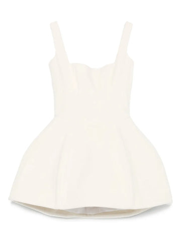 Vestiaire Dun Oiseau Libre Square Neck Flared Mini Dress