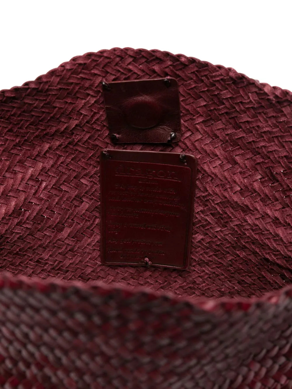 Dragon Diffusion Woven Leather Shoulder Bag