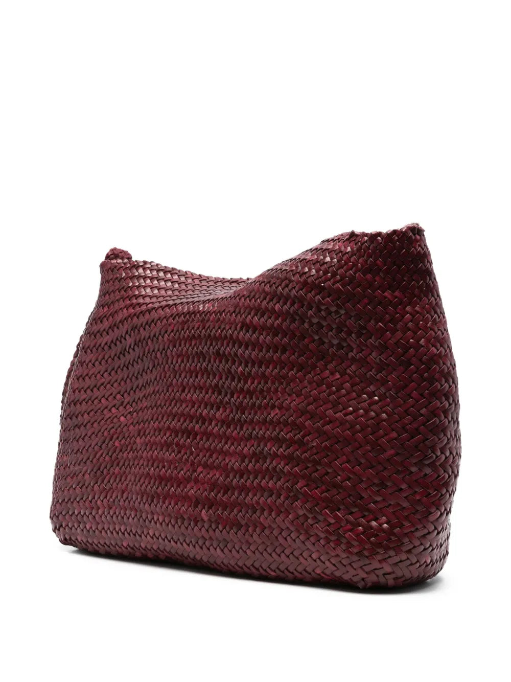 Dragon Diffusion Woven Leather Shoulder Bag