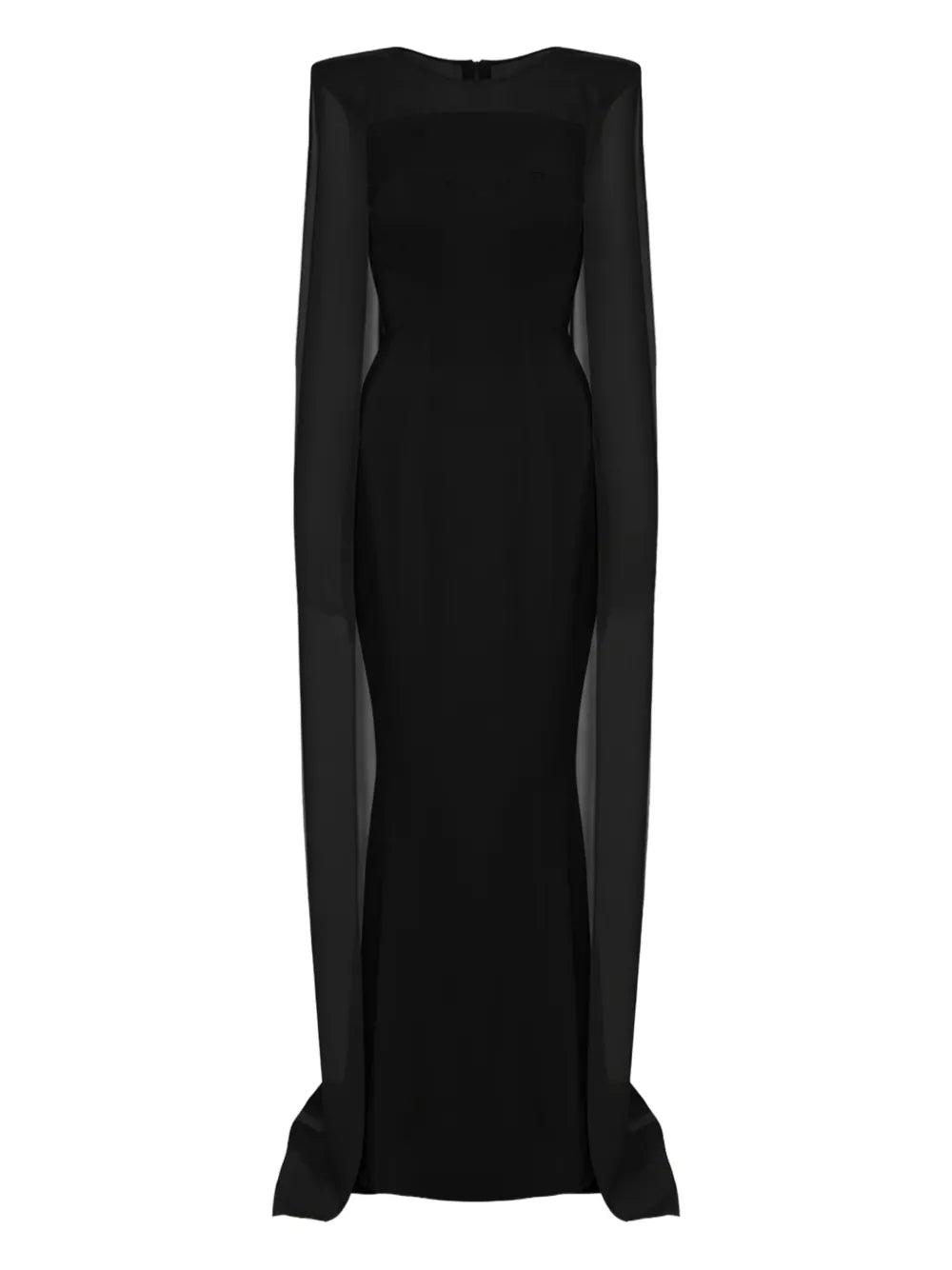 Vestiaire Dun Oiseau Libre Cape Maxi Dress
