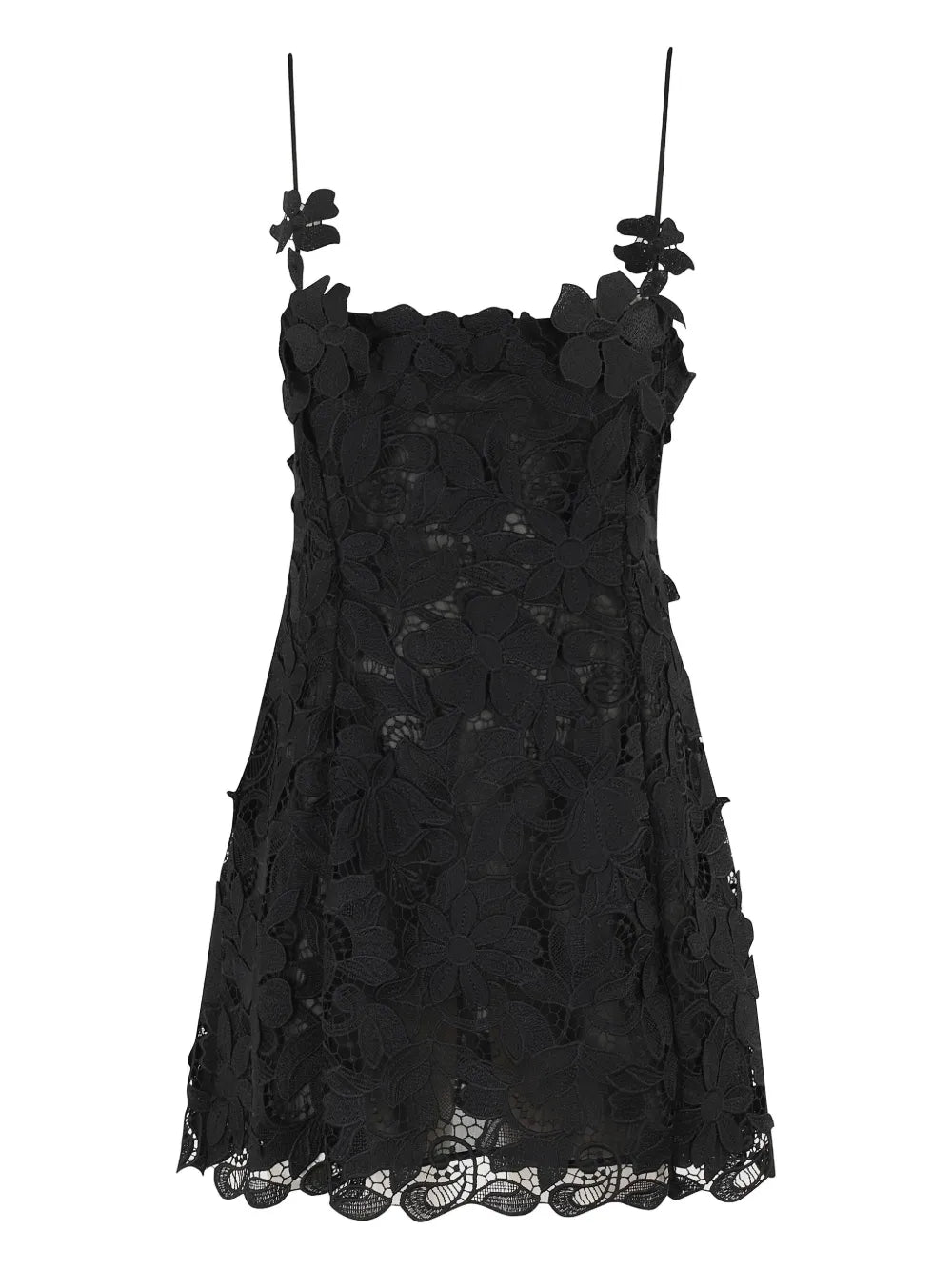 Blumarine Floral Lace Mini Dress