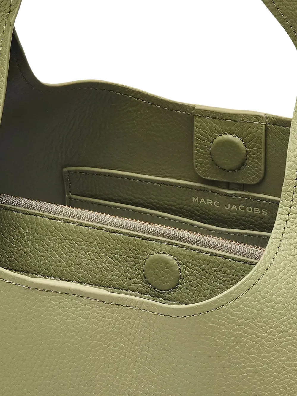 Marc Jacobs The Sack Logo Plaque Leather Shoulder Bag