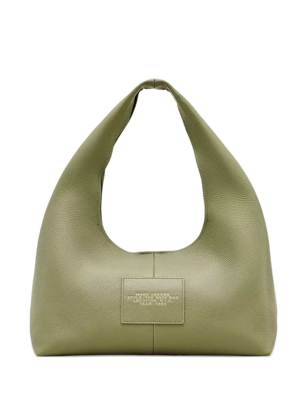 Marc Jacobs The Sack Logo Plaque Leather Shoulder Bag