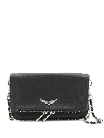 Zadigvoltaire Rock Leather Shoulder Bag