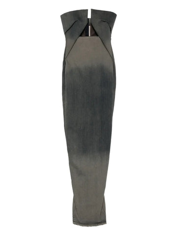 Rick Owens Cut Out Strapless Dress