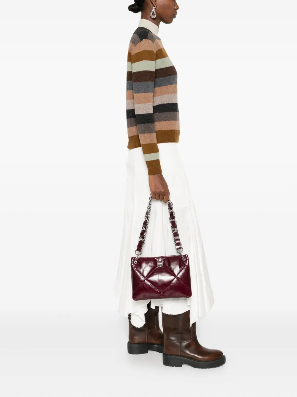 Tory Burch Quilted Chain Strap Shoulder Bag