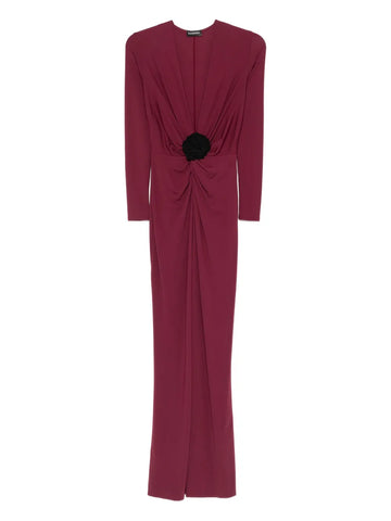 Roserry Mallorca Flower Embellished Twist Front Maxi Dress