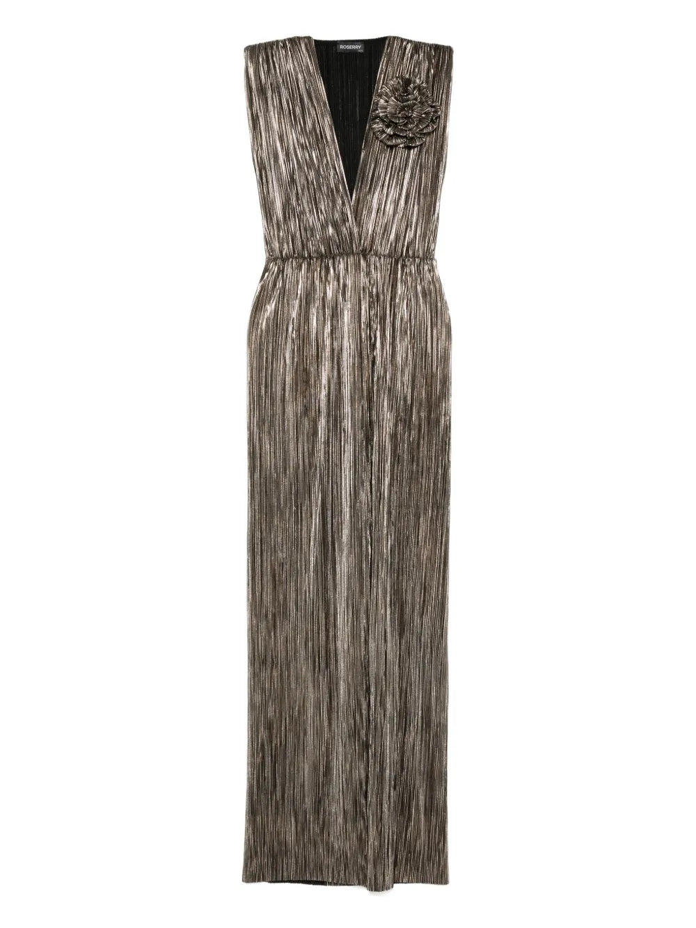 Roserry Sleeveless V Neck Midi Dress