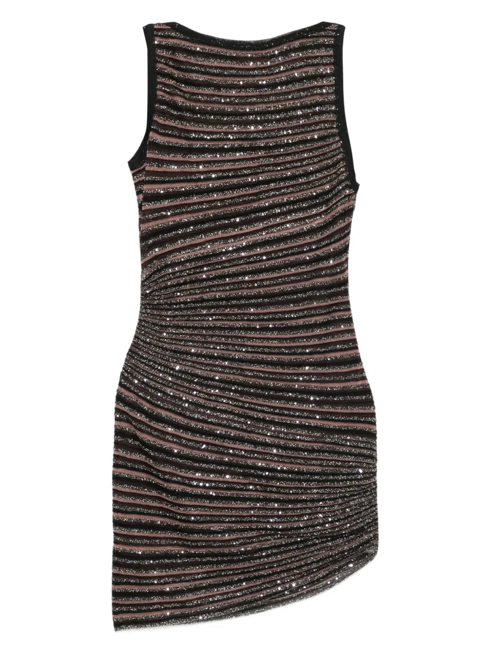 Missoni Sequin Striped Sleeveless Mini Dress