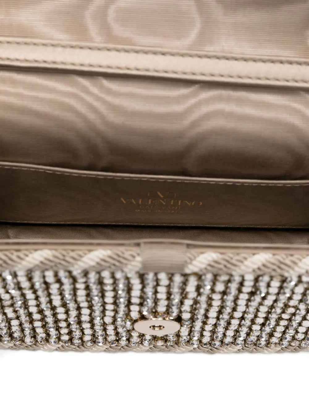 Valentino Garavani Loco Crystal Embellished Top Handle Bag
