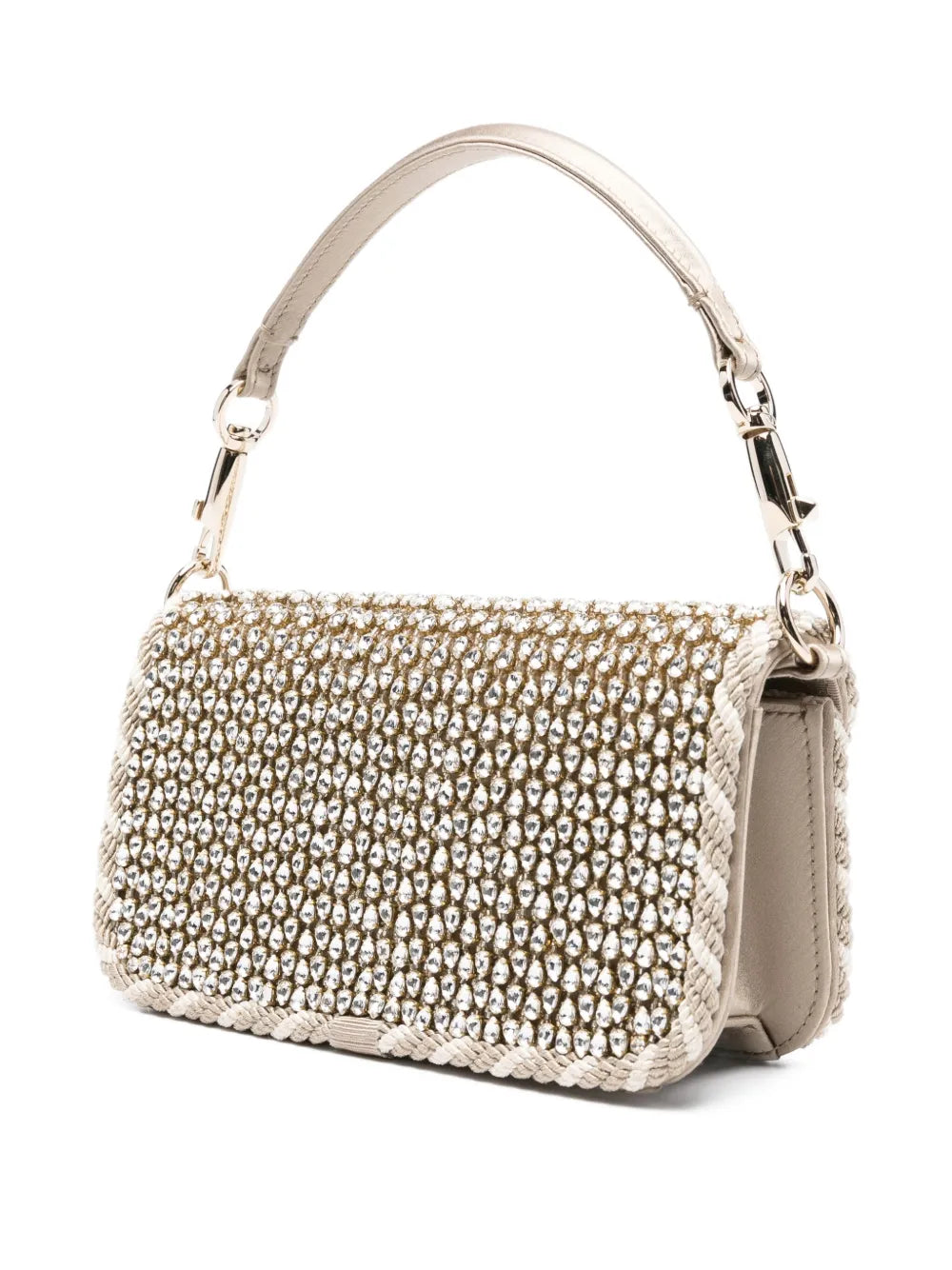 Valentino Garavani Loco Crystal Embellished Top Handle Bag