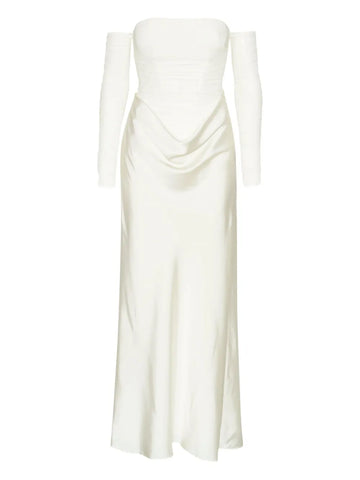 Rotate Birger Christensen Ruched Details Maxi Dress