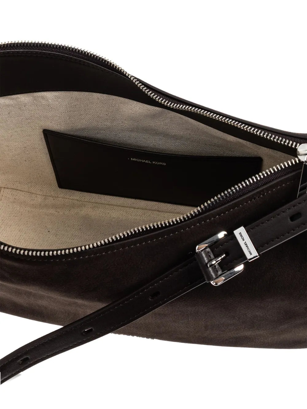 Michael Michael Kors Suede Leather Shoulder Bag