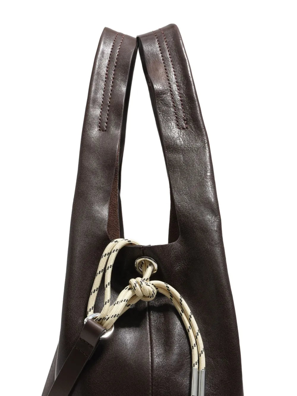 Bimba Y Lola Large Paper Bag Leather Shoulder Bag